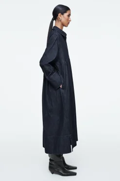 VESTIDO CAMISERO DENIM OVERSIZE*COS Hot