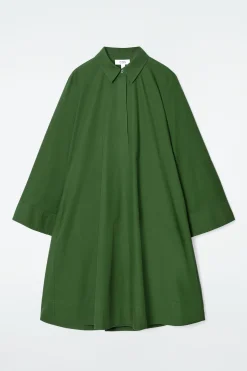 VESTIDO CAMISERO EVASÉ DE MANGA LARGA*COS Outlet