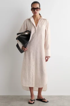 VESTIDO CAMISERO FLUIDO ESTAMPADO*COS Fashion