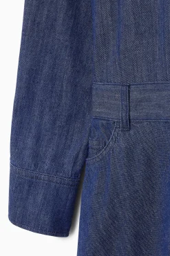 VESTIDO CAMISERO MIDI DENIM*COS Fashion