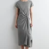 VESTIDO CAMISETA CON FRONTAL CRUZADO*COS Hot