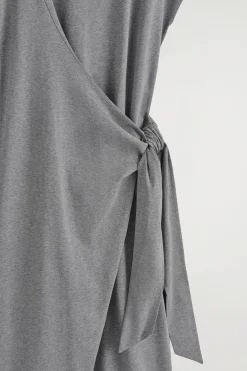 VESTIDO CAMISETA CON FRONTAL CRUZADO*COS Hot