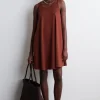 VESTIDO CORTO DE ALGODÓN DE TIRANTES*COS Outlet