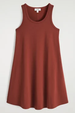 VESTIDO CORTO DE ALGODÓN DE TIRANTES*COS Outlet