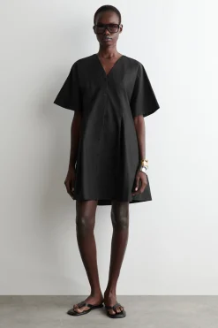 VESTIDO CORTO EVASÉ PLISADO*COS Discount