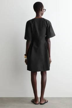 VESTIDO CORTO EVASÉ PLISADO*COS Discount
