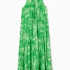 VESTIDO LARGO FRUNCIDO OVERSIZE*COS Discount