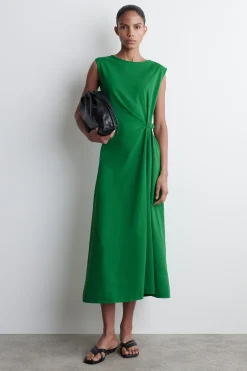 VESTIDO MIDI CON DETALLE DE NUDO*COS Fashion