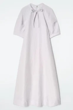 VESTIDO MIDI CON DETALLE DE LAZO*COS Hot
