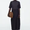 VESTIDO MIDI CON PANELES EN CONTRASTE*COS Sale