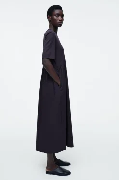 VESTIDO MIDI CON PANELES EN CONTRASTE*COS Sale