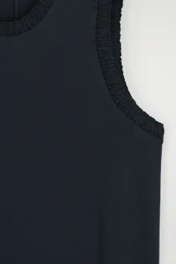 VESTIDO MIDI DE ALGODÓN CON VOLANTES*COS Sale