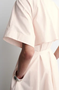 VESTIDO MIDI DE ALGODÓN CON MANGAS RAGLÁN*COS Hot