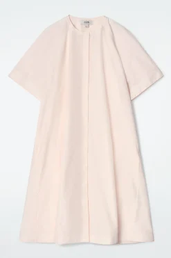 VESTIDO MIDI DE ALGODÓN CON MANGAS RAGLÁN*COS Hot