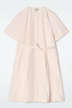 VESTIDO MIDI DE ALGODÓN CON MANGAS RAGLÁN*COS Hot