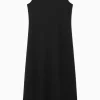 VESTIDO MIDI DE PUNTO CON CUELLO REDONDO*COS Hot