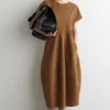VESTIDO MIDI ESCULPIDO DE ALGODÓN*COS Hot