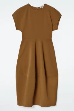 VESTIDO MIDI ESCULPIDO DE ALGODÓN*COS Hot