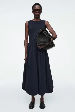 VESTIDO MIDI GLOBO SIN MANGAS*COS Sale