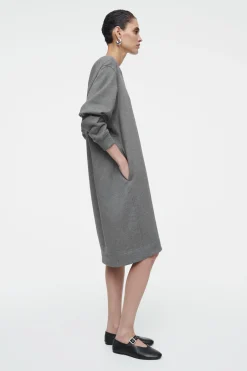 VESTIDO MIDI OVERSIZE TIPO SUDADERA*COS Sale