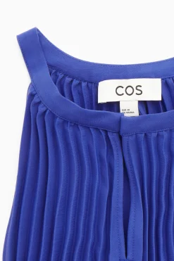 VESTIDO MIDI PLISADO CON CUELLO HALTER*COS Discount
