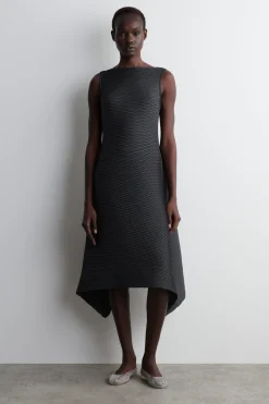 VESTIDO MIDI PLISADO VOLUMINOSO*COS Clearance