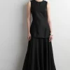 VESTIDO MIDI SUPERPUESTO CON PEPLUM*COS Online