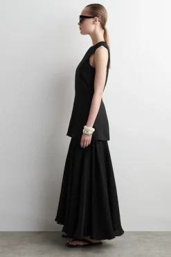 VESTIDO MIDI SUPERPUESTO CON PEPLUM*COS Online