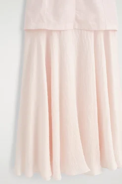 VESTIDO MIDI SUPERPUESTO CON PEPLUM*COS Hot