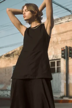 VESTIDO MIDI SUPERPUESTO CON PEPLUM*COS Online