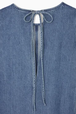 VESTIDO RECTO DE DENIM CON PANELES*COS New