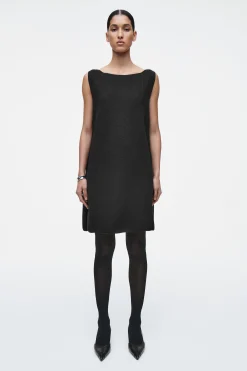 VESTIDO RECTO DE LANA CON PANELES*COS Best