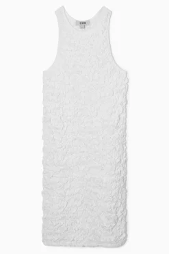 VESTIDO SIN MANGAS FRUNCIDO*COS Clearance