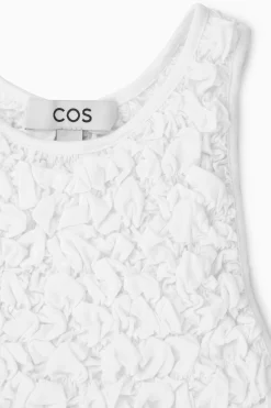 VESTIDO SIN MANGAS FRUNCIDO*COS Clearance