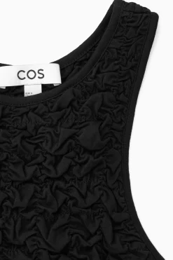 VESTIDO SIN MANGAS FRUNCIDO*COS Clearance