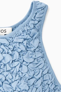 VESTIDO SIN MANGAS FRUNCIDO*COS New