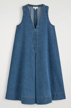 VESTIDO VAQUERO CORTO ACAMPANADO*COS Discount