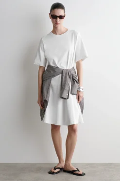 VESTIDO-CAMISETA CORTO ACAMPANADO*COS Online