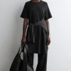 VESTIDO-CAMISETA CORTO ACAMPANADO*COS Sale