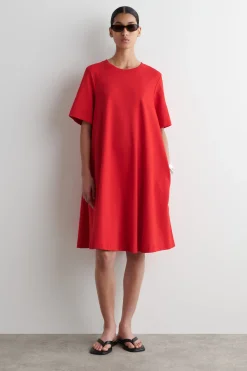 VESTIDO-CAMISETA CORTO ACAMPANADO*COS Hot