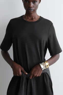 VESTIDO-CAMISETA CORTO ACAMPANADO*COS Sale