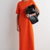 VESTIDO-CAMISETA MIDI DE ALGODÓN*COS Clearance