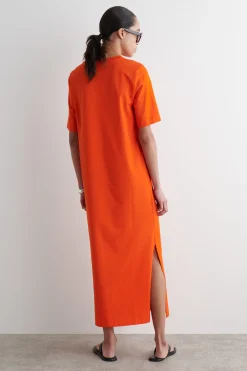 VESTIDO-CAMISETA MIDI DE ALGODÓN*COS Clearance