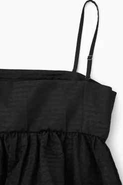 VOLUMINOUS TEXTURED MIDI DRESS*COS Best