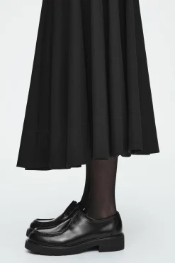 ZAPATOS DE PIEL DE SUELA GRUESA CON CORDONES*COS Hot