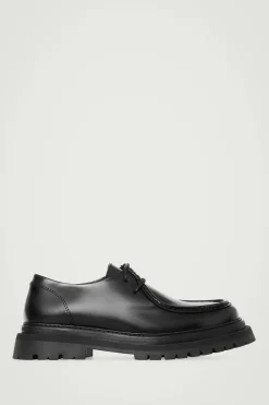 ZAPATOS DERBY DE CUERO CON SUELA GRUESA*COS Clearance