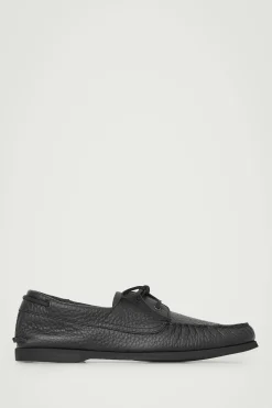 ZAPATOS ESTILO NÁUTICO DE PIEL GRANULADA*COS Discount